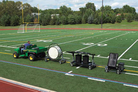 In Step with a Marching Band