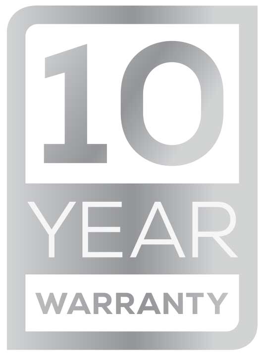 10 Year Warranty